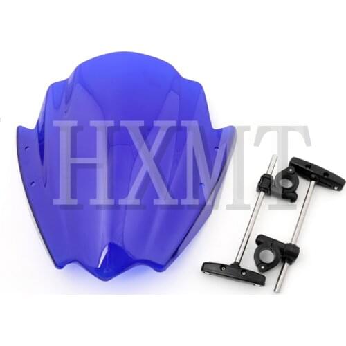 Universal Street Bike for Harley for Yamaha 7/8" & 1" Handlebar Mount Motorcycle MT 03 07 09 10 Windshield Windscreen Windscherm