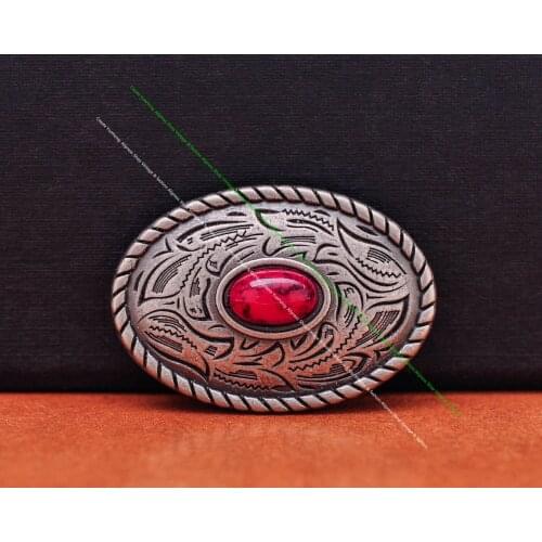 10X 35X24MM Western Vintage Red Turquoise Bead Rope Side Leathercraft Saddle concho Bridle Tack Belt Prairie Dust Oval Conchos