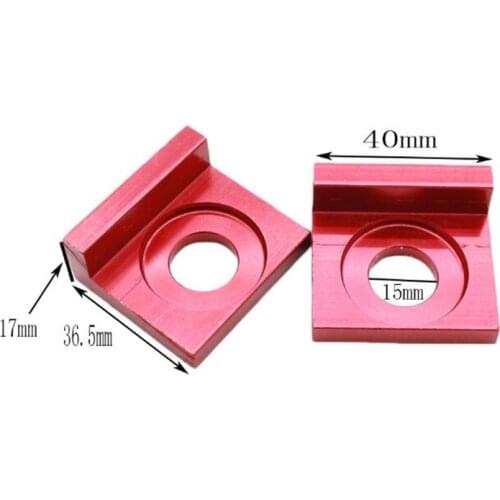 1pair 6 Colors 15mm square Aluminum Chain Tensioner Adjuster for Motorcycle Modification Parts Accessories