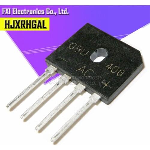 10PCS GBU406 600V 4A new original