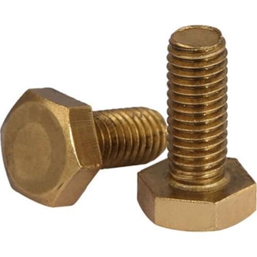 5pcs M5 brass hex allen bolt Hexagon Screw Mechanical screws bolts 10mm-50mm Length