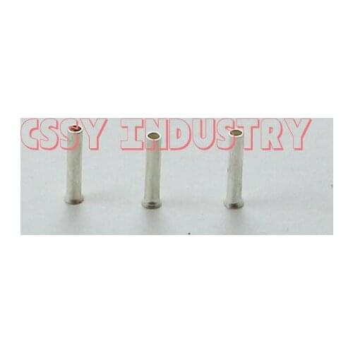 500pcs/lot EN0206 naked Insulated tube terminal block Cord end terminal wire ferrules
