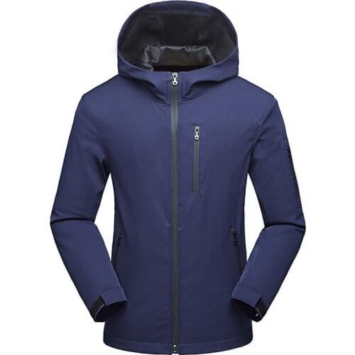 2021 Spring Autumn Mens Sports Jacket Mens Single-layer Stretch Hiking Thin Windbreaker Windproof Waterproof Hooded Coat M-3XL