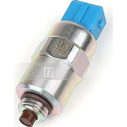 For Caterpillar excavator high pressure oil pump cut-off valve E320D/312D2 /313/315/336 flameout solenoid valve 643244