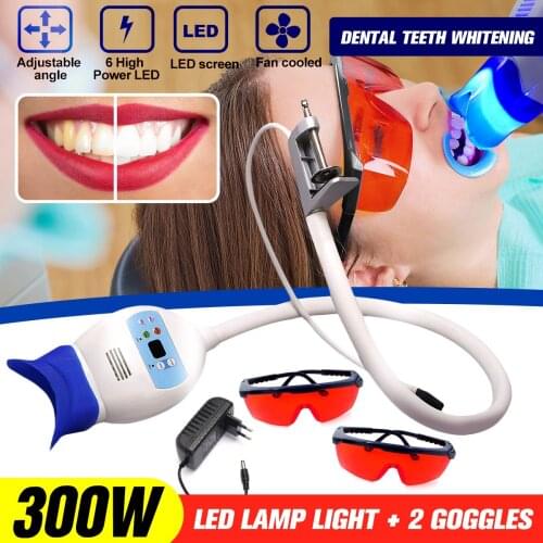 Good Quality New Dental LED Lamp Bleaching Accelerator System Use Chair Teeth Whitening Professional Machine + 2 Goggles