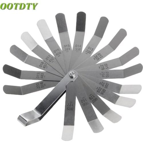 NEW High Strength Metric 0.020 - 0.019mm Valve Offset Feeler Gauge 16 Blade