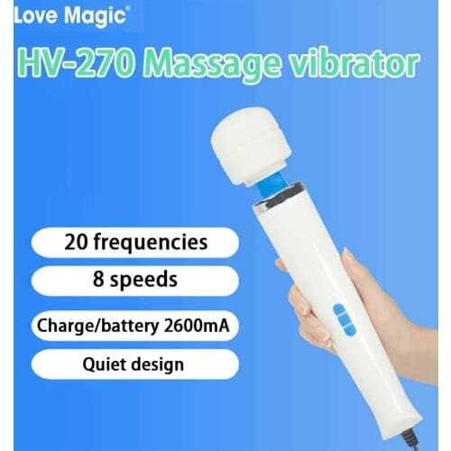 Hitachi Motor Love Magic Wand Full body Massager Av Vibrator 8 Speed 20 frequencie Frequency Female Masturbation Sex Toys