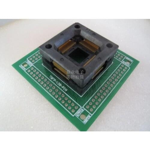 Original WELLS IC Test Seat QFP128-DIP128 Burning Programm TQFP128 QFP128 Socket Adapte