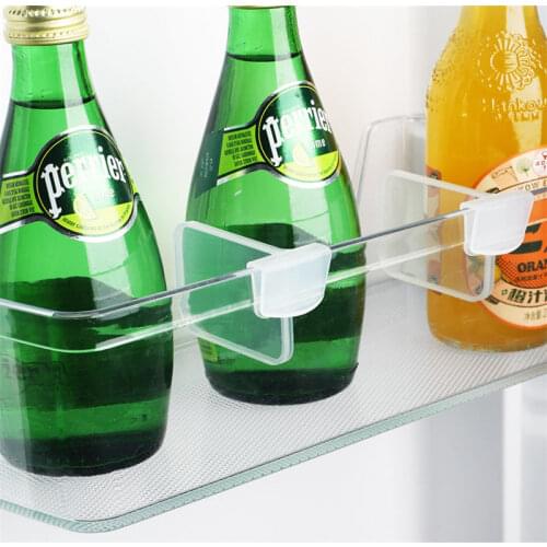 Refrigerator Classified Storage Transparent Divider Freely Adjustable Divider Plywood Food Storage Rack Compartment Partition U2
