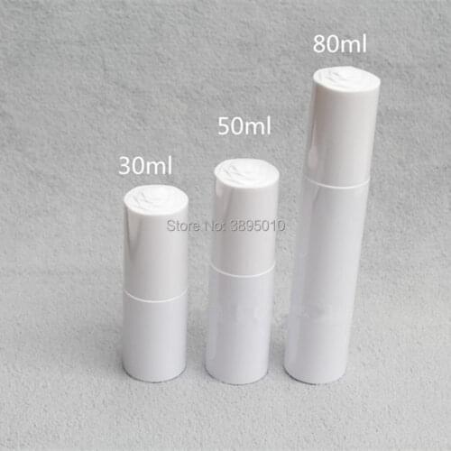 30ml 50ml 80ml Empty acrylic spray Bottle Refillable Protable Lotion Plastic Pressed Pump Bottles F1054