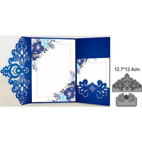Craft metal cutting dies cut die mold Lace Cover Border decoration Scrapbook paper craft knife mould blade punch stencils dies