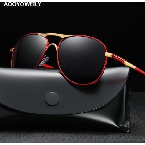 Luxury Driving Polarized Sunglasses Women Men Brand Designer Retro Metal Mens Fishing Sun Glasses Male Shades Man Goggles UV400
