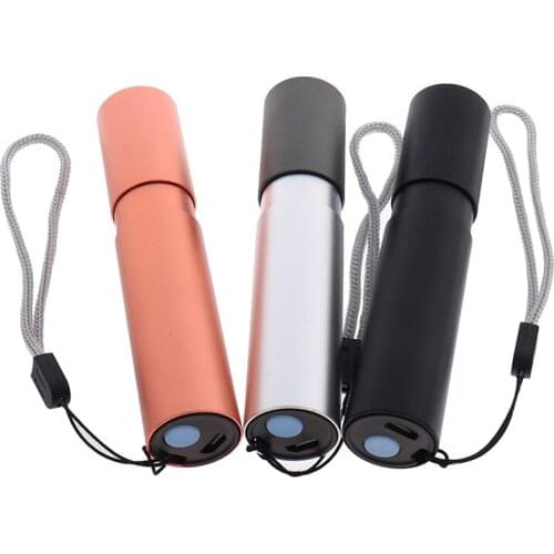 Super Bright Mini Light 3 Modes USB Rechargeable Mini Flashlight