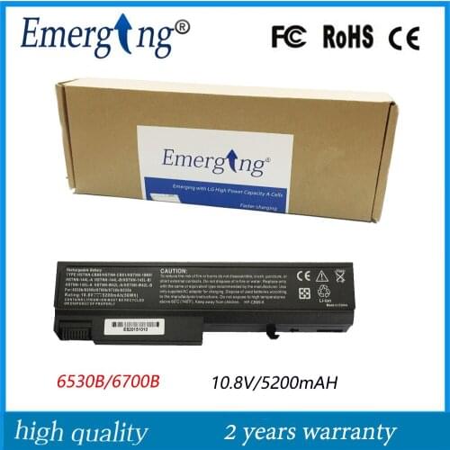6Cells 5200mah Full Capacity Japanese Cell New Laptop Battery for HP 6520B 6530B 6530b 6730B 6735B