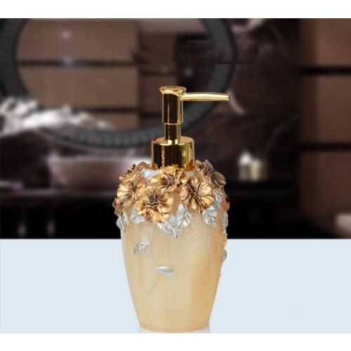 1pc 360ml Pump Bottle Refillable Empty Decorative Liquid Holder Lotion Dispenser Container for Liquid Soap Shampoo Shower Gel