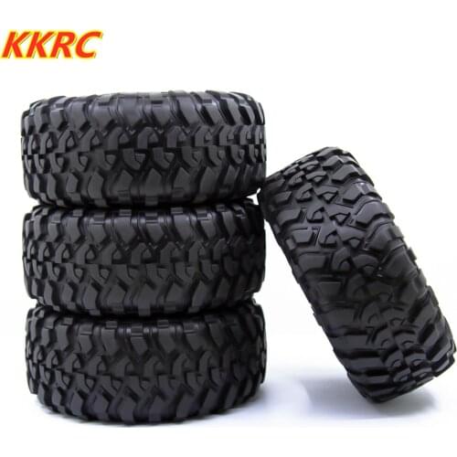 118mm 1.9" Rubber Tires Tyres for 1:10 RC Rock Crawler Axial SCX10 Canyon Trail 105Rims TRX4 TRX6