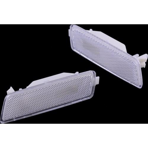 1K5945072 1K5945071 1 Pair Front White Lens Bumper Side Marker Light Lamp Housing Fit for VW Golf GTI Jetta Rabbit MK5 2008