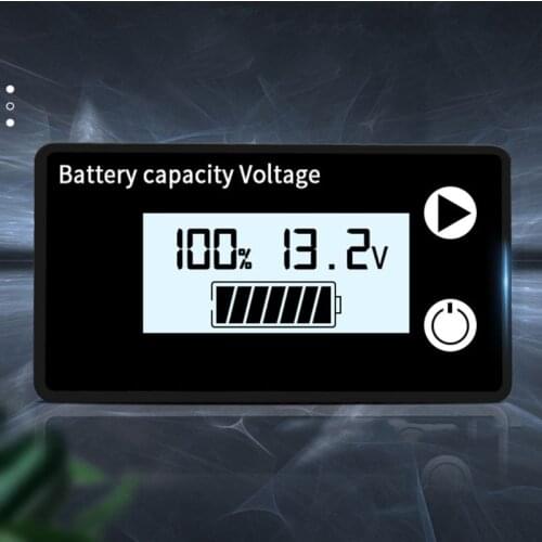 DC 8V-100V Lead Acid Lithium LiFePO4 Car Motorcycle Battery Capacity Indicator