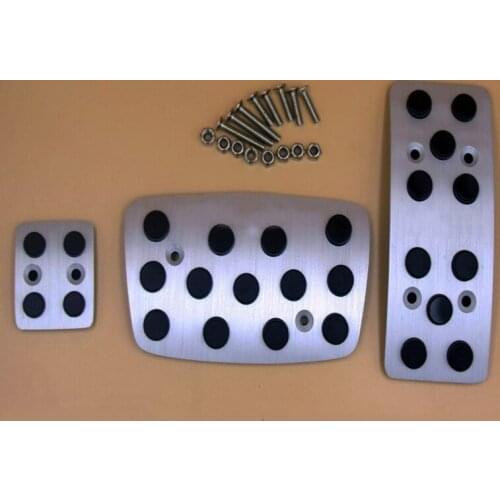 Car Accessories For Jeep Grand Cherokee 2011-2015 Aluminium Alloy Foot Rest Fuel Brake AT Pedals Pads WITH LOGO