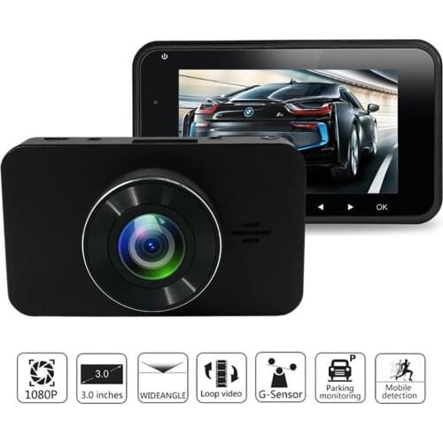 Car DVR 3.0 Full HD 1080P DashCam Vehicle Camera Video Recorder Auto Registrar Car Parking Monitor Motion Detector Car Camcorder