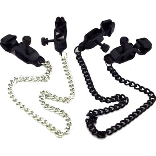 Nipple Torture Breast Stimulator Clip Metal Nipple Clamps Sex Toys For Woman Men Slave BDSM Fetish Adult Games Couples Sex tools