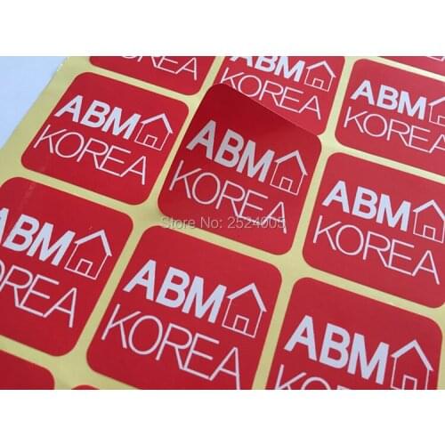 Free shipping custom glossy paper stickers/packing stickers/clothing stickers with your logo 500 pcs a lot