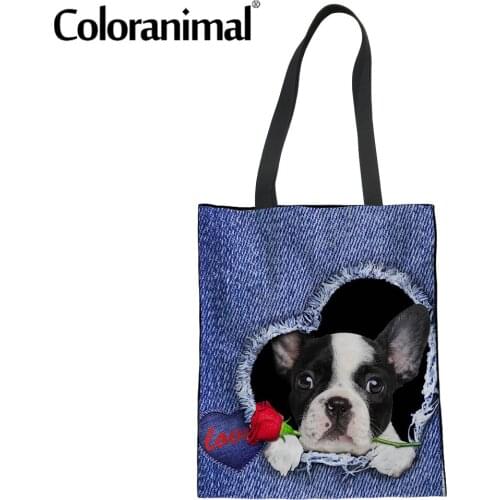 Coloranimal Fabric Shopping Bags