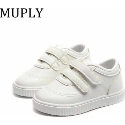 Kids Sneakers Girls Trainers Boys Shoes Children Leather Shoes White Black School Running Shoes Pink Sports Shoes Flexible Sole