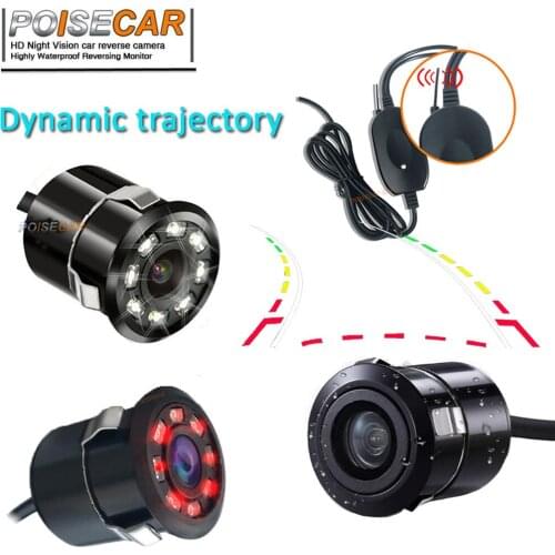 Dynamic trajectory Wireless Night Vision 8 IR Rear View camera Car Moving Camera Waterproof Back Up Camera For Car monitor DVD