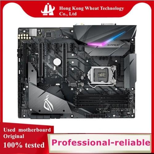 For ASUS ROG STRIX Z370-F GAMING Motherboard Socket LGA 1151 M.2 nvme ssd For Intel Z370 Original Desktop Used Mainboard