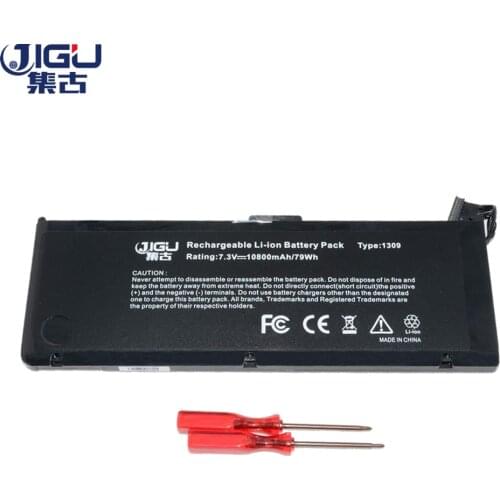 JIGU Black Laptop Battery For Apple MacBook Pro 17" A1297 (2009 Version), MC226*/A MC226CH/A, Replace:A1309 BATTERY
