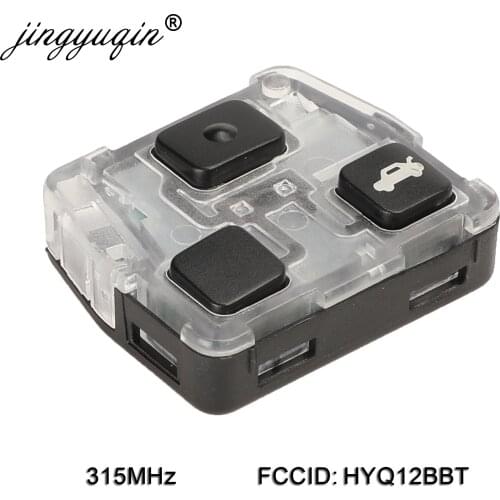 Jingyuqin Vehicle Remote Key Inner Internal Core Assembly for Toyota Camry Prado Corolla 314MHz HYQ12BBT
