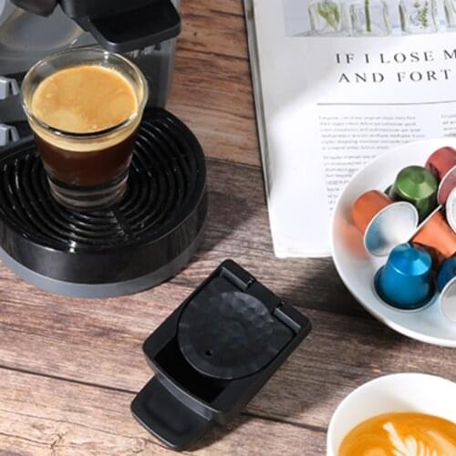 Capsule Adapter for Nespresso Reusable Coffee Machine Accessories Capsules Convert Compatible with Dolce Gusto 96x43mm