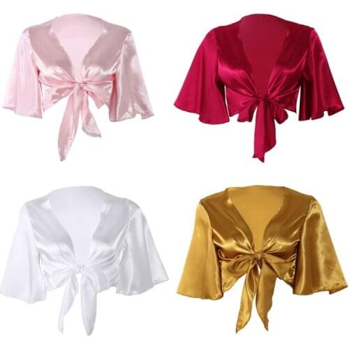 KLV Womens Satin Shirts