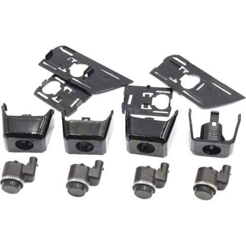 FOR VW R20 Front bumper bright piano paint Grille bracket Support Reversing/Parking Sensor Probe