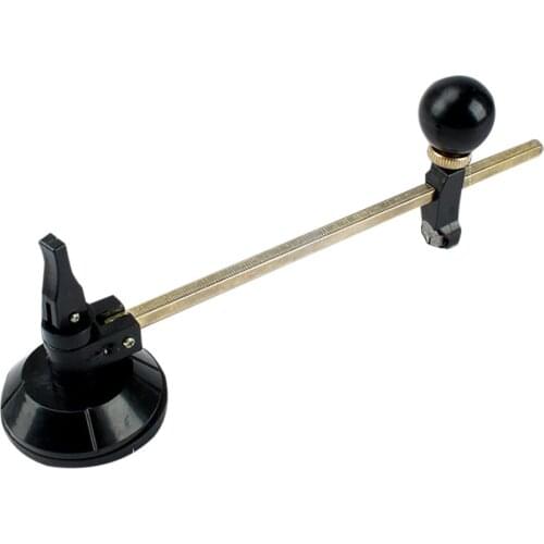 Circle Glass Cutter 6Wheel Compasses Circular Cutting With Suction Cup Circle Professional Cutting Tools Glass Bottle Cutter