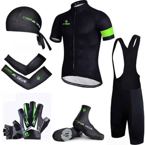 X-Tiger Summer Big Cycling Set ! Mountain Bike Cycling Clothing Racing Bicycle Clothes Wear Maillot Ropa Ciclismo Cycling Jersey