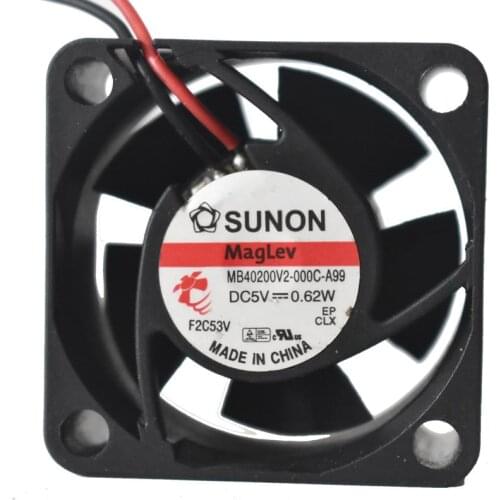 MB40200V2-000C-A99 4020 5V 0.62W 4CM ultra-silent small fan 6 Month Warranty
