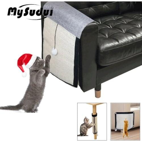 MySudui Anti Cat Scratch Protector Sofa Pad Cat Scratching Post Sisal Cat Nail Scratcher Guard Mat Furniture Rascador Para Gato