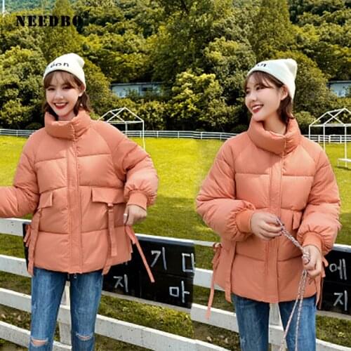 NEEDBO Winter Jacket Women 2020 Parka Mujer Casaco Cotton Padded Puffer Jacket Women Winter Coat Casual Casaco Jacket Streetwear