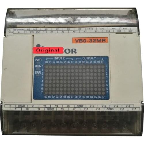 New Original VB0-28MR-A VB0-28MR-D Programmable Logic Controller PLC 24VDC 16 Point Input 12 Point Output Main Unit