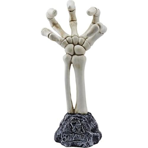 Resin Baber Tools Storage Holder Personalized Artwork Skull Hair Accessories, Desktop Decorations