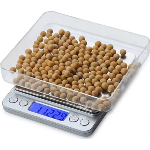 3kg/0.1g Portable LCD Display Kitchen Scale Precise Digital Electronic Scale Pocket Food Jewelry Diet Gram Cooking Scale