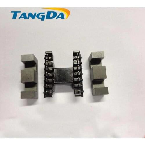 Tangda EE40 core EE Bobbin magnetic core + skeleton soft magnetism ferrites magnetic core 7+7pin SMPS RF Transformers