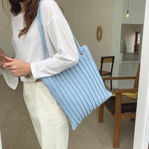 Korean Bag for Women PU Leather Shopping Large Capacity Handbag New Fashion Larger Capacity Shoulder Bag Ladies Tote Bag #25