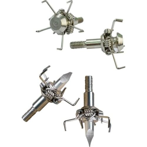 6/12Pcs Judo 100 Grain Broadhead for Carbon Arrows Archery Bow point Small Game Hunting stump shooting Free Shipping