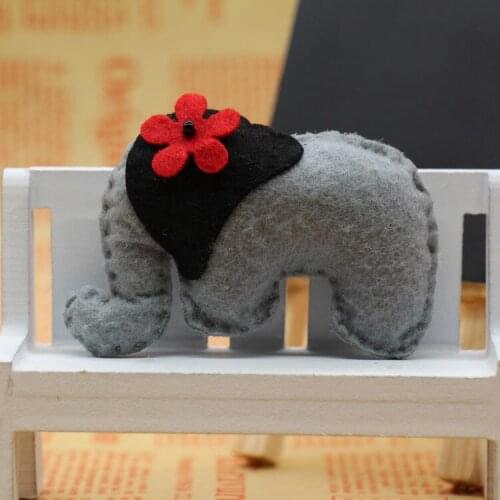 Brand New Hot Cloth Cartoon Brooches Pin Cute Elephant Gray Brooch Kids Accessories Fashion Jewelry Wholesale