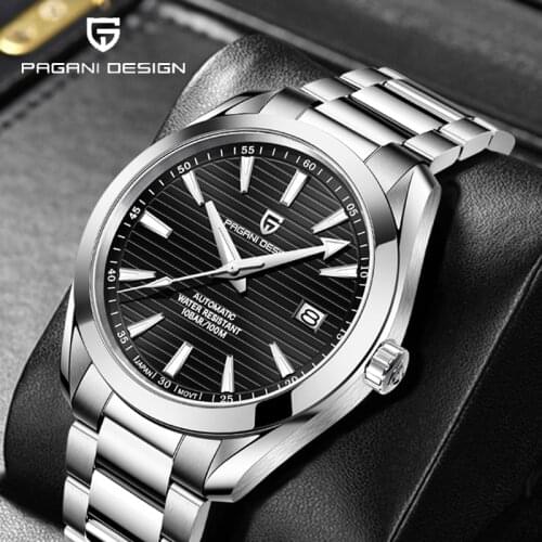 2021 New PAGANI Design Automatic Mechanical Mens Watch Casual Fashion Stainless Steel Waterproof Watch Top Brand Luxury Watches