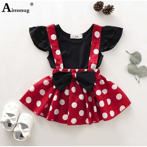 Children Fashion Dot Sweet Princess Dress Kids Girls Sleeveless Casual A-line Birthday Party Dresses 2021 Short Ball Gown Dress
