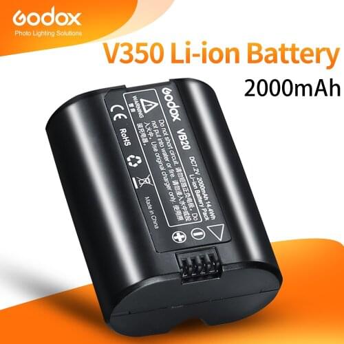 Godox VB20 V350 Speedlite Flash 7.2v 2000mAh Li-ion Battery for Godox V350C V350N 350S V350F V350O Speedlite (VB20 Battery)